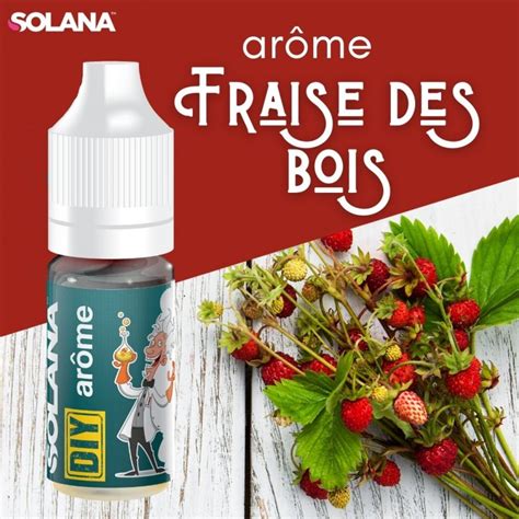 Concentré Fraise des bois 10ml Solana