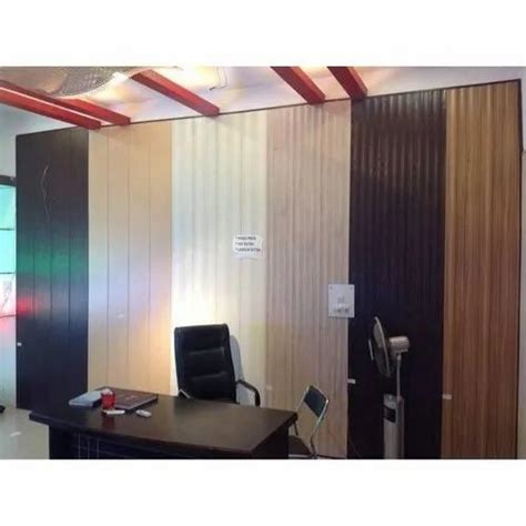 Plain Color Coated Office PVC Wall Panel Shape Rectangle At Rs 70