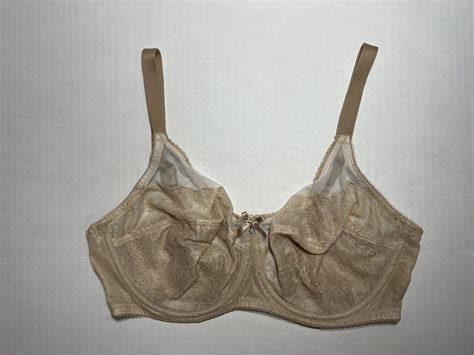 Wacoal Retro Chic Nude Tan Lace Unlined Underwire Adj Gem