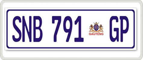 Legal Number Plates In South Africa - PELAJARAN