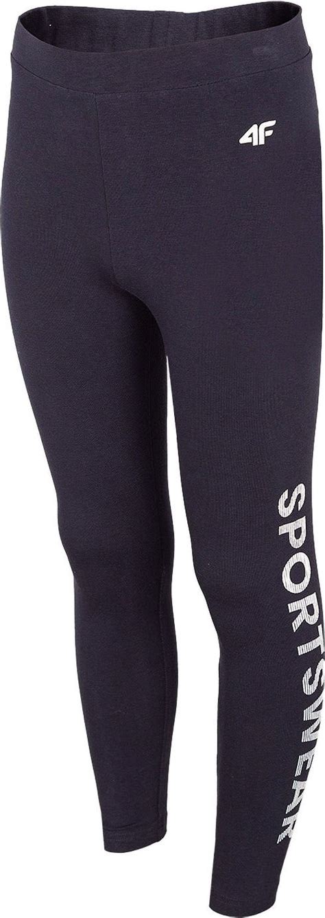 Legginsy dziewczęce HJL22 JLEG002 4F granatowe Sport Shop pl