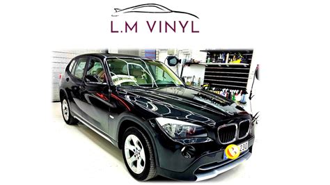 Blank Svart Vinyl Folie Wrap Till Bil Mc Lm Vinyl