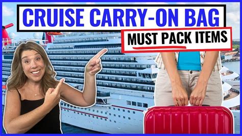 Cruise Carry On Bag Essentials What To Pack For Cruise Embarkation Day