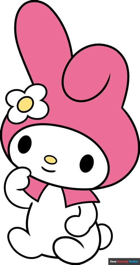 How To Draw My Melody From Sanrio Hello Kitty Drawing Kitty Drawing