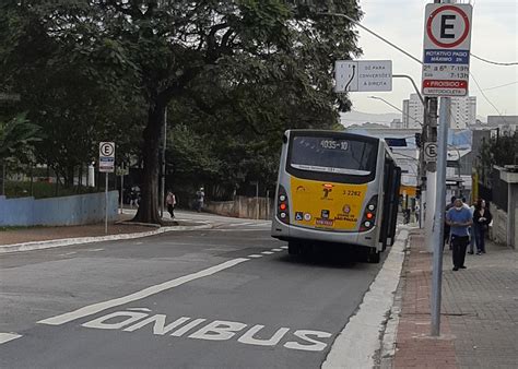 Prefeitura De São Paulo Implanta 52 Km De Faixas Exclusivas De ônibus E