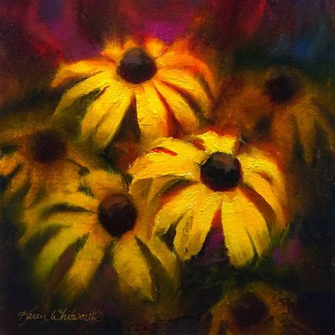 Black Eyed Susan Painting at PaintingValley.com | Explore collection of ...