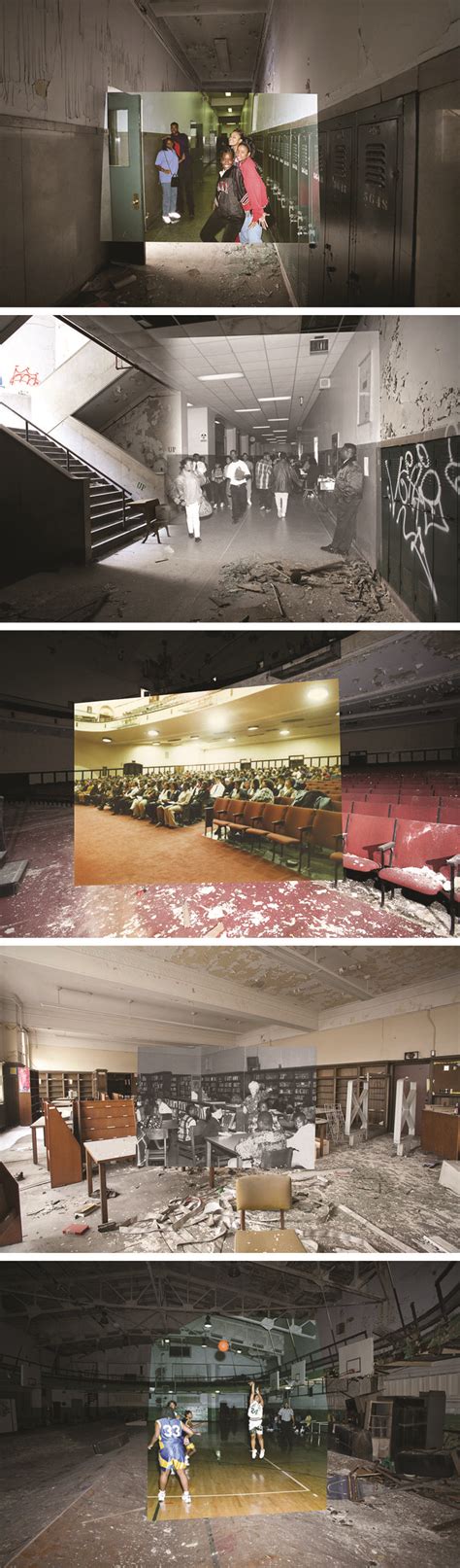 Then-and-Now Photos of Abandoned Detroit School | Abandoned detroit ...