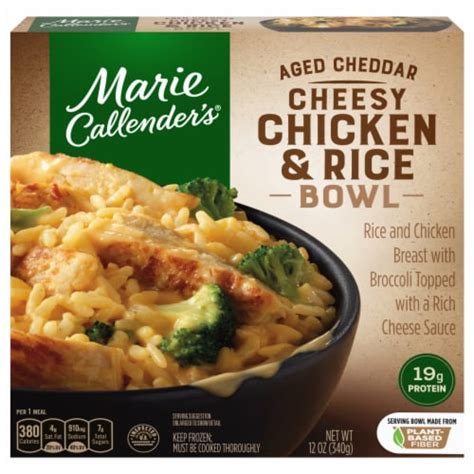 Marie Callenders® Aged Cheddar Cheesy Chicken And Rice Bowl Frozen Meal