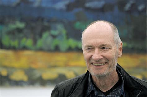 Danish Artist Per Kirkeby Poses In His Exhibition In Duesseldorf