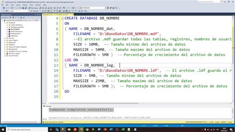 Como Hacer Una Base De Datos Sencilla En Sql Server Images