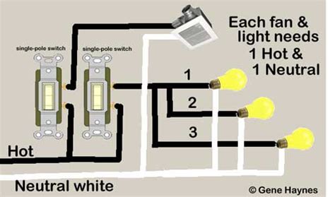 Double Single Pole Switch Wiring