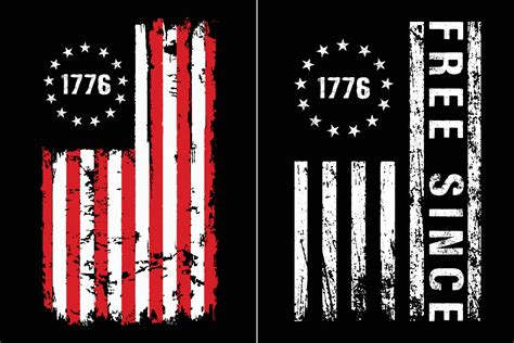 Patriotic 1776 Flag Design 18877438 Vector Art at Vecteezy