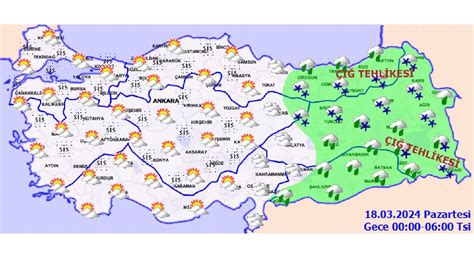 Mart Pazartesi Yurt Genelinde Hava Nas L Olacak Kuvvetli Ya