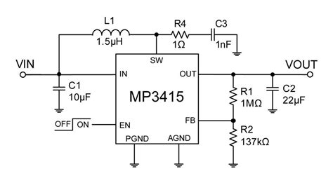 Mp A Khz Synchronous Rectified Step Up Converter Mps