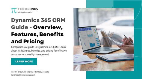 Dynamics 365 Crm Guide Overview Features Benefits And Pricing