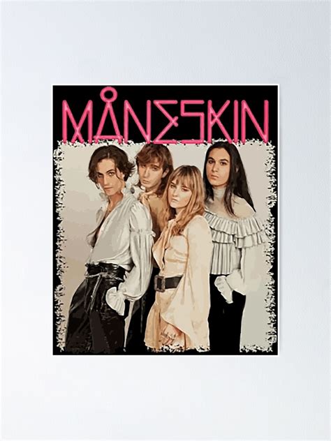 The Official Merchandise Of M Neskin Maneskin Classic Poster For