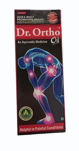 Dr Ortho Joint Pain Relief Oil At Bottle Dr Ortho Ayurvedic Oil