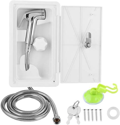 Amazon Dura Faucet Df Sa Wt Rv Weatherproof Exterior Shower Box