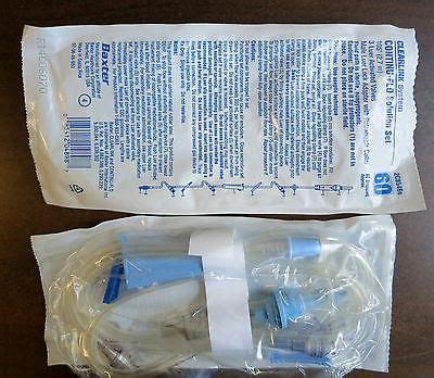 baxter cs clearlink system continu flo solution set lot labxcom