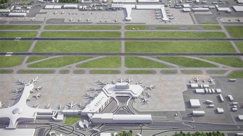 Sheremetyevo International Airport - SVO 3D Model $299 - .dae .fbx .max