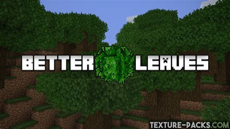 Better Leaves Texture Pack Download For Minecraft Bushy Leaves Youtube