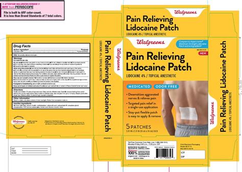 Pain Relief Patches Lidocaine Patch