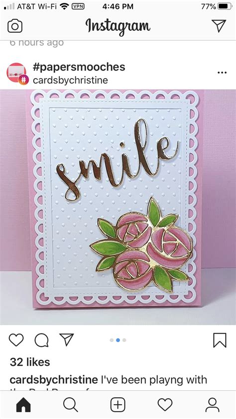 Pin By Janet Algier On Cards Paper Smooches Cards Instagram