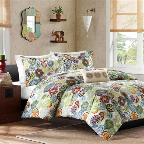 Colorful Bed Comforter Sets Full | In Seven Colors - Colorful Designs ...