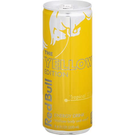 Red Bull Energy Drink Tropical The Yellow Edition Sports And Energy Roths