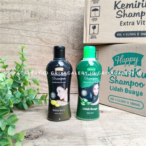 Jual Happy KemiriKU Shampoo Ektrak Vitamin E Lidah Buaya 100ml