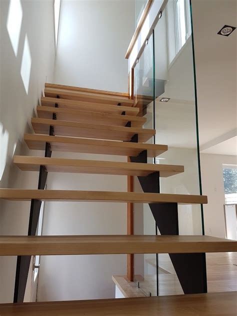 Skeleton Staircase Modern Staircase Montreal By Gaudreau Rénovations Houzz Modern