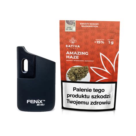 Waporyzator Fenix Mini Susz CBD 1g Sativa Poland FENIX AGD Sklep