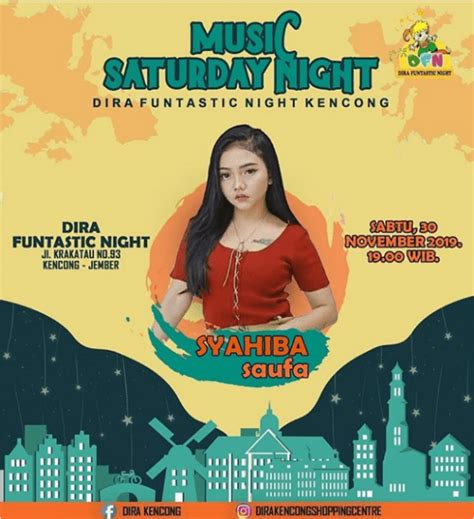 Bersama Syahiba Saufa Poster Konser Saturday Night Music Movie