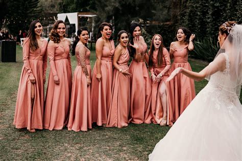 Cuántas damas de honor puede tener una novia bodas mx