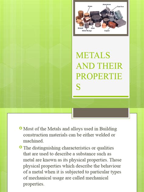 Metals and Their Properties (Report) | PDF | Steel | Alloy