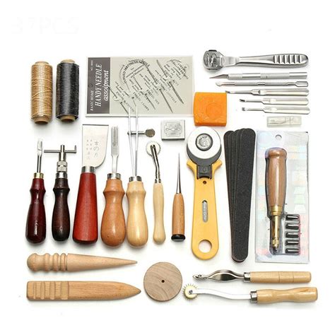 37 Piece Leather Handcraft Sewing Tool Set | Shop Today. Get it ...