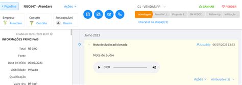 Nota de áudio Como funciona Atendare Help Center