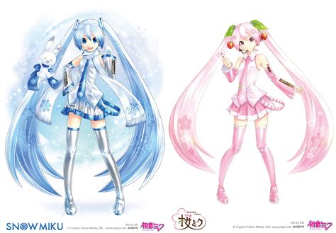 Sakura Miku X Snow Miku Collab For Coop Tourism Between The Cities Of