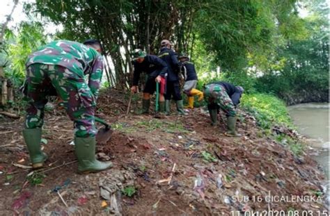 Sektor 21 16 Lakukan Penataan Sungai Dan Komsos Di Kampung Kebonkapas