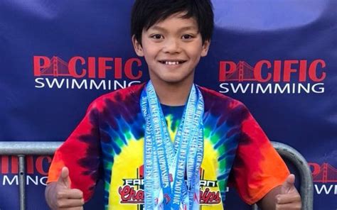 10 Year Old Breaks Swimming Record