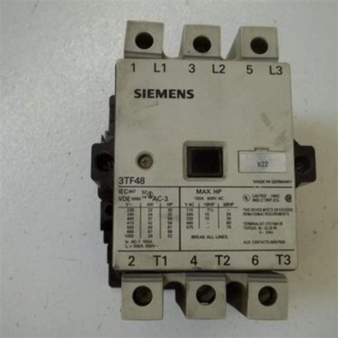 Three SIEMENS CONTACTOR 3TF48 At Rs 17470 In Mumbai ID 24178523488