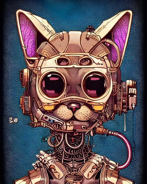 mechanical pet cat royalty  stock illustration image