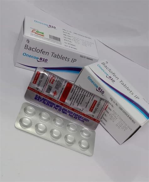 Baclofen Mg Tablet Packaging Size At Rs Box In Hisar