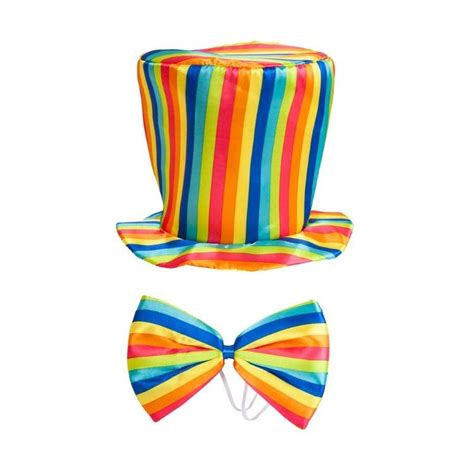 Cappello E Papillon Da Clown Negozio Di Carnevale Costumi Ed