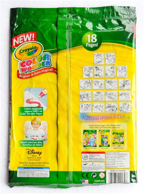 Crayola Color Wonder Planes Coloring Pad And Markers Whats Inside The