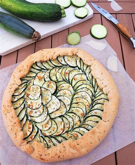 Tarte Rustique Courgettes Ricotta Ricotta Recette Courgette Ricotta