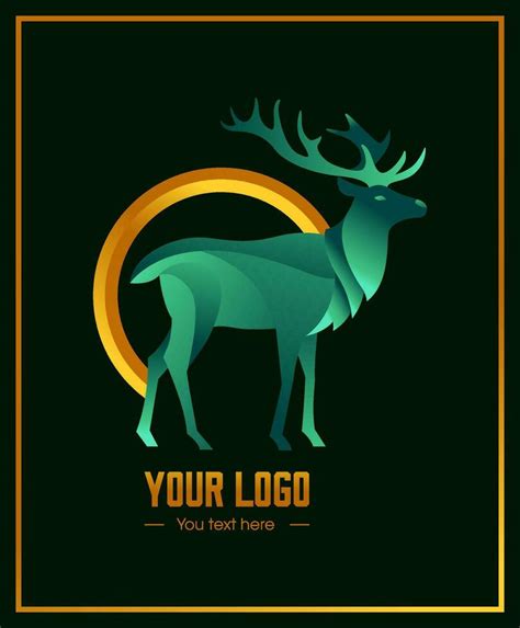 deer logo gradient colorful style 26728289 Vector Art at Vecteezy