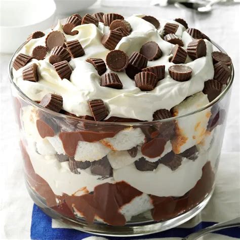 Peanut Butter Cup Trifle Recipe Trifle Recipe Easy Desserts Desserts