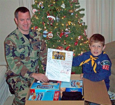 Scouts Help Deployed Troops Have Better Holiday Season 916th Air