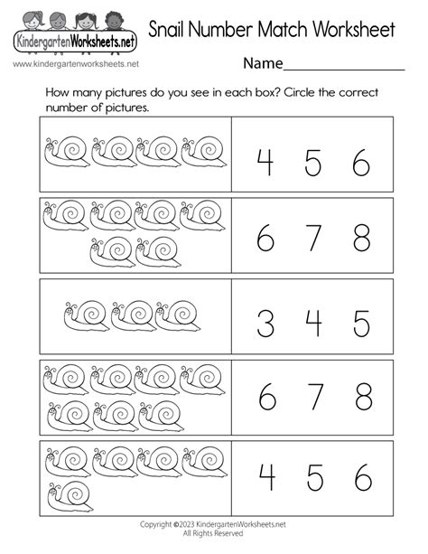 Free Printable Number Worksheets For Kindergarten Printable Templates